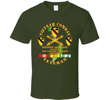 Load image into Gallery viewer, Army - Vietnam Combat Cavalry Veteran W  Divarty - 1st Cav Div Classic T Shirt
