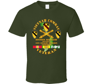 Army - Vietnam Combat Cavalry Veteran W  Divarty - 1st Cav Div Classic T Shirt