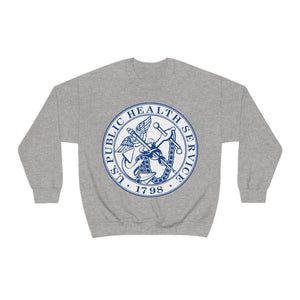 Unisex Heavy Blend Crewneck Sweatshirt -  USPHS - United States Public Health Service Seal