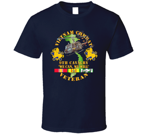 Army - Vietnam Combat Cavalry Veteran w 9th Cav Helicopter Classic T Shirt