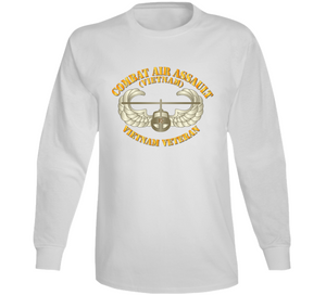 Army - Combat Air Assault - Vietnam w 1 Star Long Sleeve