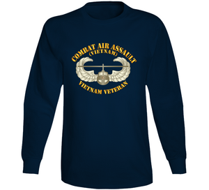 Army - Combat Air Assault - Vietnam w 1 Star Long Sleeve