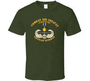 Army - Combat Air Assault - Vietnam w Air Medal Classic T Shirt