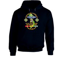 Load image into Gallery viewer, Army - Vietnam Combat Infantry Veteran w 1st Bn 8th Inf  - 4th ID SSI  Hoodie
