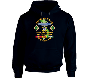 Army - Vietnam Combat Infantry Veteran w 1st Bn 8th Inf  - 4th ID SSI  Hoodie