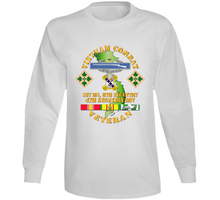 Load image into Gallery viewer, Army - Vietnam Combat Infantry Veteran w 1st Bn 8th Inf  - 4th ID SSI  Long Sleeve
