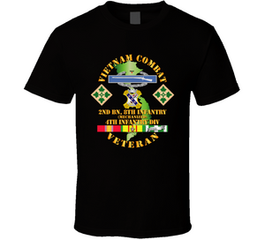 Army - Vietnam Combat Infantry Veteran w 2nd Bn 8th Inf (Mech) - 4th ID SSI Classic T Shirt