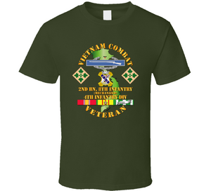 Army - Vietnam Combat Infantry Veteran w 2nd Bn 8th Inf (Mech) - 4th ID SSI Classic T Shirt