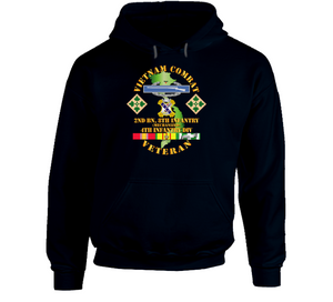 Army - Vietnam Combat Infantry Veteran w 2nd Bn 8th Inf (Mech) - 4th ID SSI Hoodie