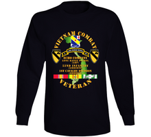 Load image into Gallery viewer, Army - Vietnam Combat Veteran w  E Co - 52nd Inf ABN - 1st Cav Div Long Sleeve
