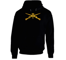 Load image into Gallery viewer, Army - 1st Bn - 36th Infantry Regiment Branch wo Txt V1 Hoodie
