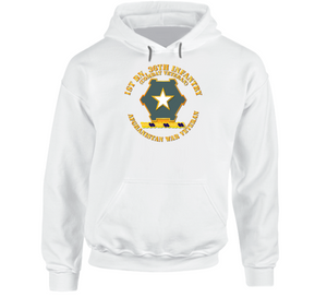 Army - 1st Bn 36th Infantry DUI - Combat Vet - Afghanistan War Vet Hoodie