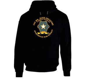 Army - 1st Bn 36th Infantry DUI - Combat Vet - Afghanistan War Vet Hoodie