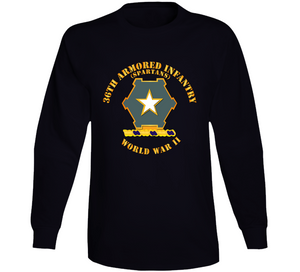 Army - 36th Armored Infantry - Spartans - WWII V1 Long Sleeve