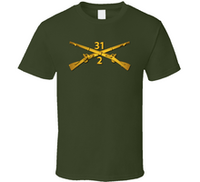 Load image into Gallery viewer, Army - 2nd Bn - 31st Infantry Regiment Branch wo Txt V1 Classic T Shirt
