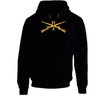 Load image into Gallery viewer, Army - 2nd Bn - 31st Infantry Regiment Branch wo Txt V1 Hoodie
