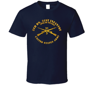 Army - 5th Bn 31st Infantry Regt - Polar Bears - Infantry Br V1 Classic T Shirt