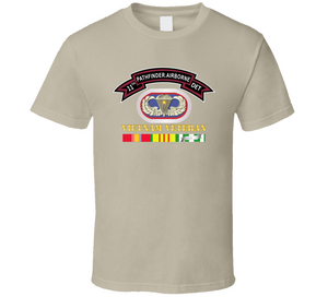 Army -11th Pathfinder Detachment - Vietnam Vet w Abn Badge Cbt Star Classic T Shirt