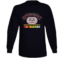 Load image into Gallery viewer, Army - 11th Pathfinder Detachment - Vietnam Vet w Abn Badge Cbt Star V1 Long Sleeve
