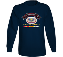 Load image into Gallery viewer, Army - 11th Pathfinder Detachment - Vietnam Vet w Abn Badge Cbt Star V1 Long Sleeve
