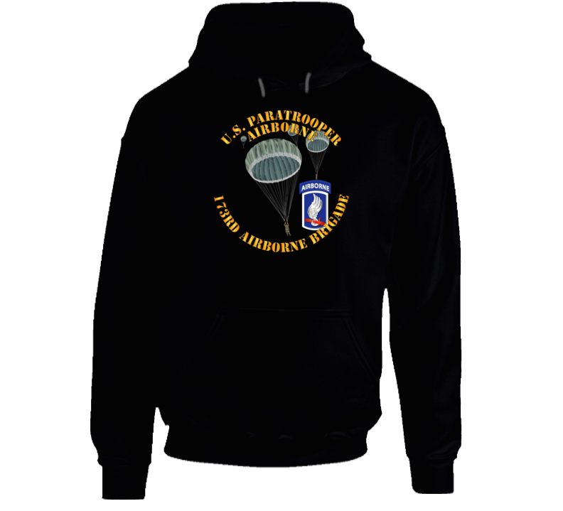 Army - US Paratrooper - 173rd Airborne Bde Wo Shadow Hoodie