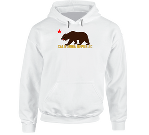 Govt - Calitornia Bear Star and Republic Hoodie