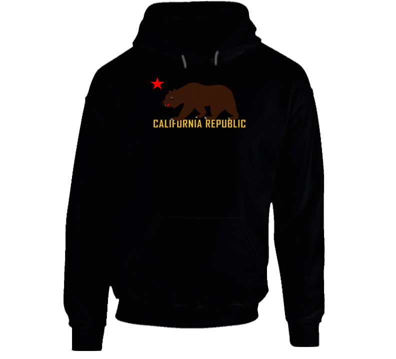 Govt - Calitornia Bear Star and Republic Hoodie