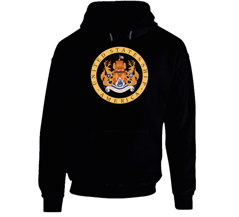 Navy - USS America (CV-66) wo Txt Hoodie