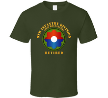 Load image into Gallery viewer, Army -  9th Infantry Div - Retired - Old Reliables V1 Classic T Shirt
