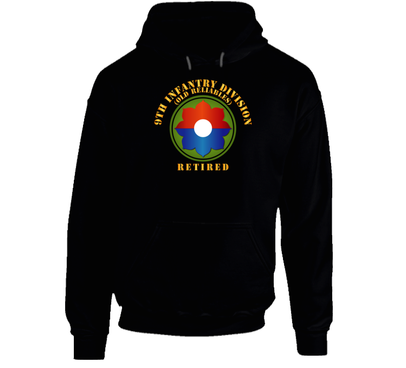 Army -  9th Infantry Div - Retired - Old Reliables V1 Hoodie
