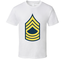 Load image into Gallery viewer, Army - Enlisted - MSG - Master Sergeant  - Blue wo Txt Classic T Shirt
