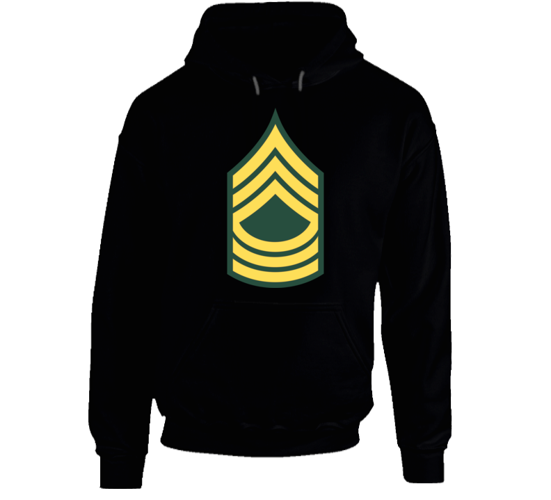 Army - Enlisted - MSG - Master Sergeant  - Std wo Txt Hoodie