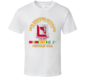 Army - 19th Engineer Battalion - w VN SVC V1 Classic T Shirt