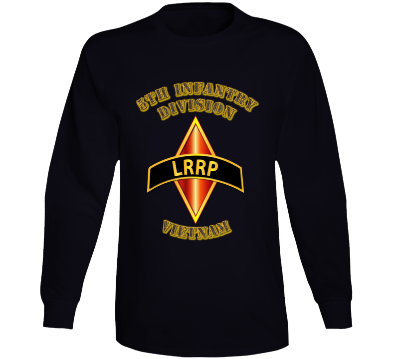 Emblem - 5th Infantry Division - LRRP - Vietnam Long Sleeve