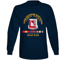 Load image into Gallery viewer, Army - 19th Engineer Battalion - Iraq War w SVC V1 Long Sleeve
