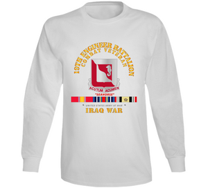 Army - 19th Engineer Battalion - Iraq War w SVC V1 Long Sleeve