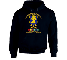 Load image into Gallery viewer, Army - 3rd Sqdrn 6th ACR w Cav Br Camp Humphreys w KR SVC Hoodie
