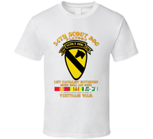 Load image into Gallery viewer, Army - 34th Scout Dog Platoon 1st Cav w Tab - VN SVC Classic T Shirt
