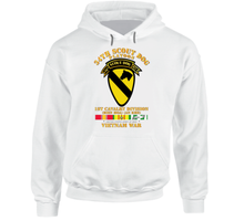 Load image into Gallery viewer, Army - 34th Scout Dog Platoon 1st Cav w Tab - VN SVC Hoodie
