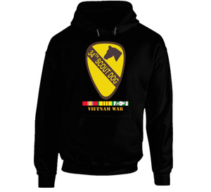 Army - 34th Scout Dog Platoon w VN SVC wo Txt Hoodie