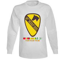 Load image into Gallery viewer, Army 34th Scout Dog Platoon w VN SVC wo Txt V1 Long Sleeve
