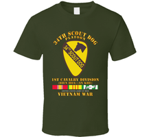 Load image into Gallery viewer, Army - 34th Scout Dog Platoon w VN SVC V1 Classic T Shirt
