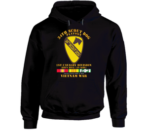 Army - 34th Scout Dog Platoon w VN SVC Hoodie