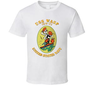 Navy - USS Wasp (CV 7) V1 Classic T Shirt