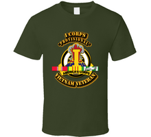 Load image into Gallery viewer, DUI - I Corps with SVC Ribbon V1 Classic T Shirt
