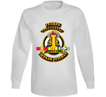 Load image into Gallery viewer, DUI - I Corps with SVC Ribbon V1 Long Sleeve
