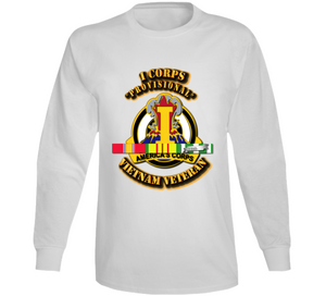 DUI - I Corps with SVC Ribbon V1 Long Sleeve