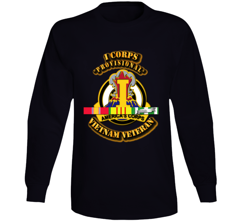 DUI - I Corps with SVC Ribbon V1 Long Sleeve