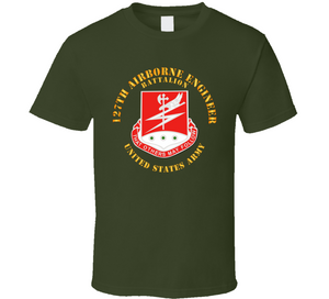 Army - 127th Airborne Engineer Bn V1 Classic T Shirt