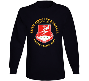 Army - 127th Airborne Engineer Bn V1 Long Sleeve